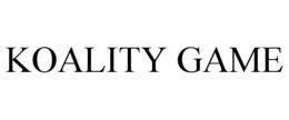 KOALITY GAME trademark