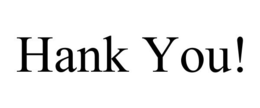 HANK YOU! trademark