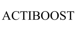 ACTIBOOST trademark