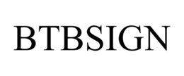 BTBSIGN trademark