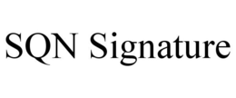 SQN SIGNATURE trademark