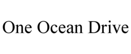ONE OCEAN DRIVE trademark