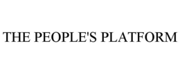 THE PEOPLE'S PLATFORM trademark
