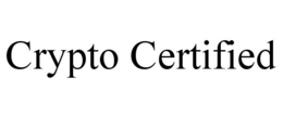 CRYPTO CERTIFIED trademark