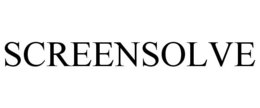 SCREENSOLVE trademark