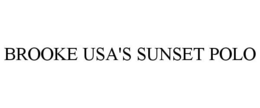 BROOKE USA'S SUNSET POLO trademark
