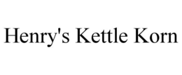 HENRY'S KETTLE KORN trademark