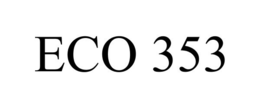 ECO 353 trademark