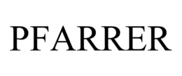 PFARRER trademark