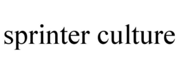 SPRINTER CULTURE trademark