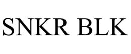 SNKR BLK trademark