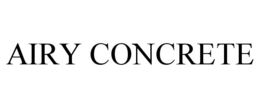 AIRY CONCRETE trademark