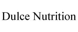 DULCE NUTRITION trademark