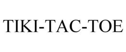 TIKI-TAC-TOE trademark