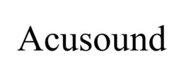 ACUSOUND trademark