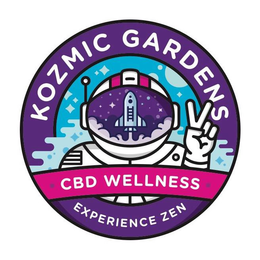KOZMIC GARDENS CBD WELLNESS EXPERIENCE ZEN @KOZMICGARDENSCBD trademark