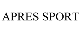 APRES SPORT trademark