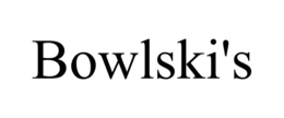 BOWLSKI'S trademark