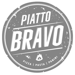 PIATTO BRAVO PIZZA PASTA PANINI trademark