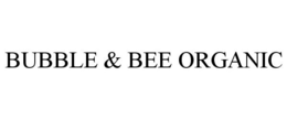BUBBLE & BEE ORGANIC trademark