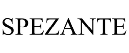 SPEZANTE trademark