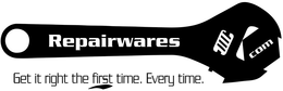 REPAIRWARES GET IT RIGHT THE FIRST TIME. EVERY TIME. COM trademark
