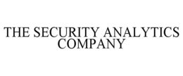 THE SECURITY ANALYTICS COMPANY trademark
