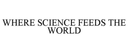 WHERE SCIENCE FEEDS THE WORLD trademark