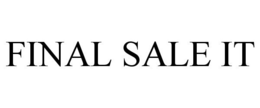 FINAL SALE IT trademark