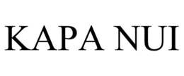 KAPA NUI trademark