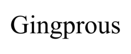GINGPROUS trademark
