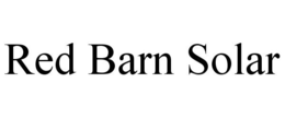 RED BARN SOLAR trademark