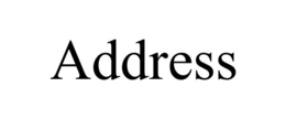 ADDRESS trademark
