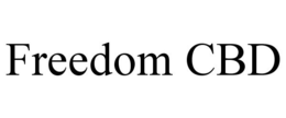 FREEDOM CBD trademark