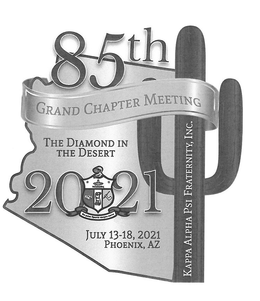 KAPPA ALPHA PSI FRATERNITY, INC. 85TH GRAND CHAPTER MEETING 2021 THE DIAMOND IN THE DESERT JULY 13-18, 2021 PHOENIX, AZ trademark