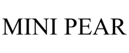 MINI PEAR trademark