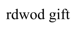 RDWOD GIFT trademark