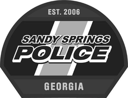 SANDY SPRINGS POLICE EST.2006 GEORGIA trademark