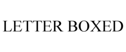 LETTER BOXED trademark