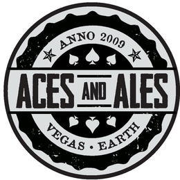 ANNO 2009 ACES AND ALES VEGAS EARTH trademark