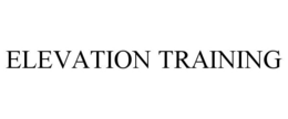 ELEVATION TRAINING trademark