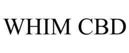 WHIM CBD trademark