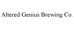 ALTERED GENIUS BREWING CO. trademark