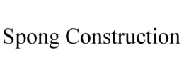 SPONG CONSTRUCTION trademark