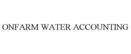 ONFARM WATER ACCOUNTING trademark