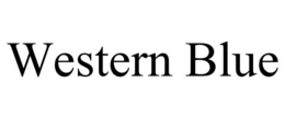 WESTERN BLUE trademark