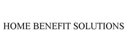 HOME BENEFIT SOLUTIONS trademark