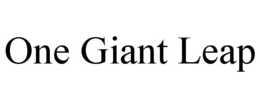 ONE GIANT LEAP trademark