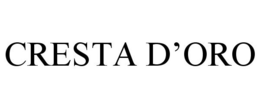 CRESTA D'ORO trademark