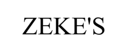 ZEKE'S trademark